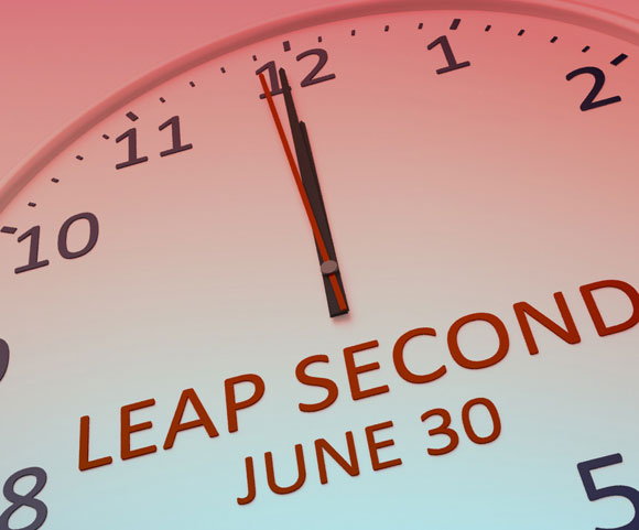 שעון המראה את השנייה המעוברת | איור: Sahara Prince, Shutterstock