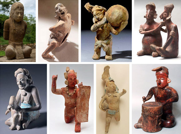 כמה מהפסלונים ששימשו במחקר החדש | צילומים מתוך מאמר המחקר