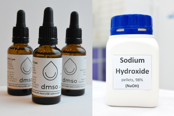 דימתיל סולפוקסיד ונתרן הידרוקסידי | Liga Cerina, Shutterstock