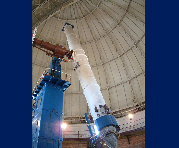 הטלסקופ במצפה הכוכבים ירקס בארצות הברית | צילום: Kb9vrg, ויקיפדיה, נחלת הכלל
