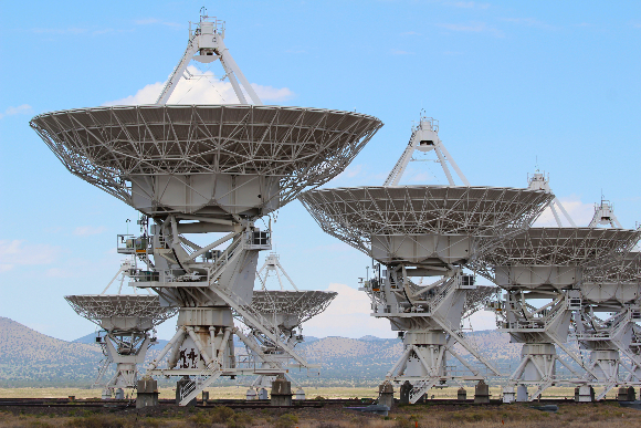 חלק ממערך הטלסקופים הגדול בניו מקסיקו | צילום: Sean Lema, Shutterstock