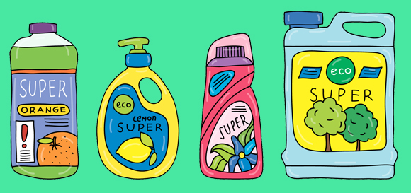 העדפה לתכשיר כביסה יכולה להתבסס על נסיון אישי או סתם על פרסומות מוצלחות. תכשירי כביסה | איור: Shutterstock