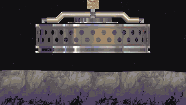 כך זה עובד: חנקן בלחץ גבוה יעיף את לפחות 60 גרם של חלקיקי קרקע אל מיכל האיסוף | הדמיה: NASA/JPL