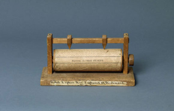 מכונת הצפנה שבה השתמשו מדינות הדרום במהלך מלחמת האזרחים בארצות הברית בשנים 1865-1861 והתבססה על צופן ויז'נר | Library of Congress, Science Photo Library