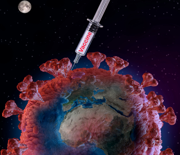 חיסון למגפת הקורונה הכלל-עולמית | איור: Fresnel, Shutterstock