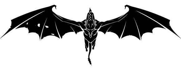 דרקון עם חורים בכנפיים | תמונה מ-Shutterstock עם שינויים