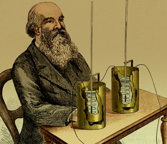 הניח את היסודות לחוקי התרמודינמיקה. ג'ול עם אחת ממערכות הניסוי שלו | מקור: Science Photo Library