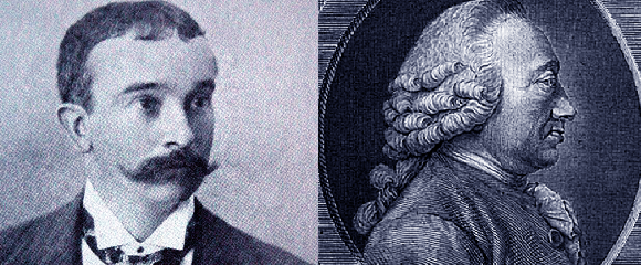 שרל בונה (מימין) היה הראשון שהחל בתצפיות שיטתיות על פיזורי עלים. אנדראס שימפר פתח במחקר תיאורטי בתחום | wikipedia, Paul venter, Natural History Museum, London, Science Photo Library