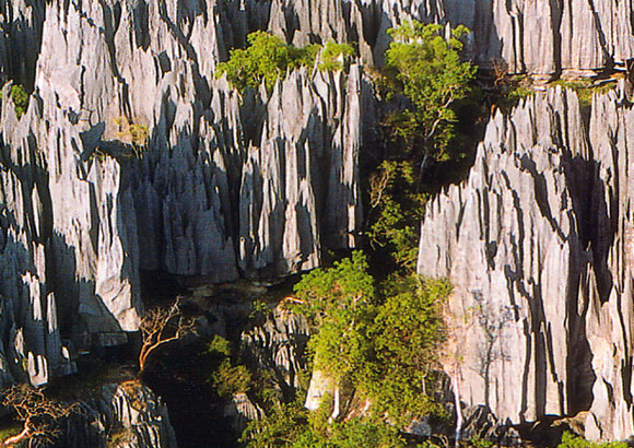 סלעים משוננים. צינגי, "אזור שאי אפשר ללכת בו יחפים"| מקור: ויקיפדיה, Moq