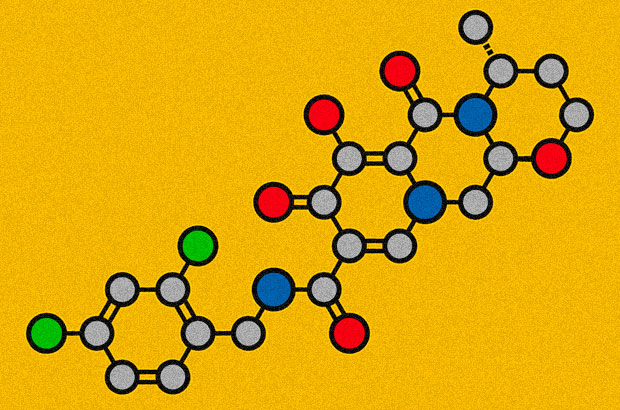 המבנה המולקולרי של דולוטגרביר | Science Photo Library