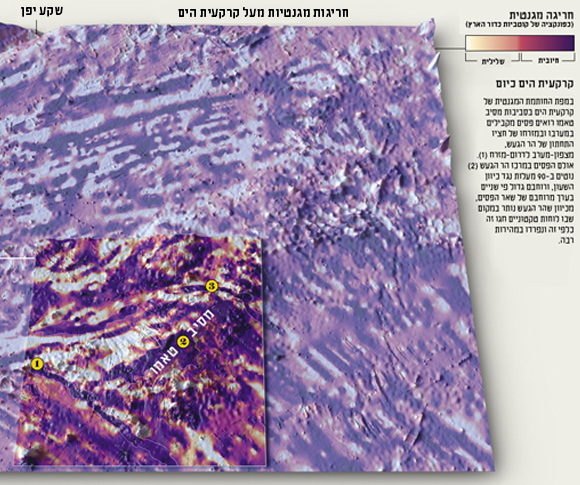 פסי מגנטיות באזור מסיב טאמו