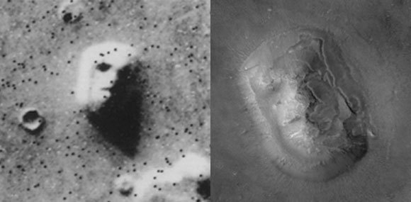 ה"פנים" על מאדים, ואותו סלע מזווית אחרת | Viking 1, NASA