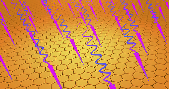 קרני אור על-סגול פוגעים בתאי האור | איור: CHRISTOPH BURGSTEDT / SCIENCE PHOTO LIBRARY