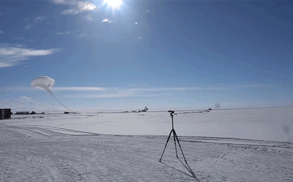 שיגור בעזרת בלון של משימה אחרת של נאס"א, Stratospheric Terahertz Observatory II, מאנטרקטיקה ב-2016 | NASA/JPL-Caltech