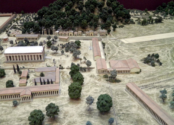 Modell des antiken Olympia im Britischen Museum | Foto: aus Wikipedia