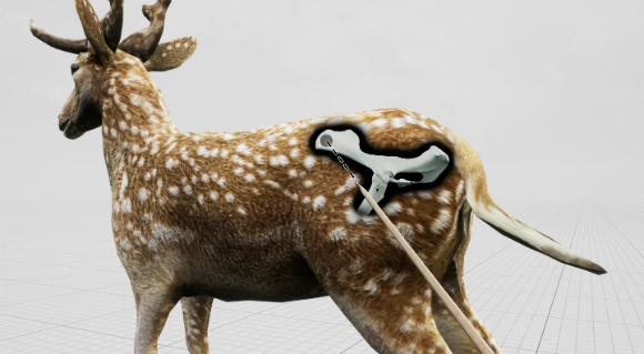 כך נפגע היחמור, לפי הערכת החוקרים | צילום: Eduard Pop, MONREPOS & Leibniz-Researchinstitute for Archaeology