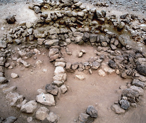 המכלאה של עפיפון סמר מזרח, עם קירות חלוקה פנימיים | צילום מתוך מאמר המחקר בכתב העת "קדמוניות", גיליון 151