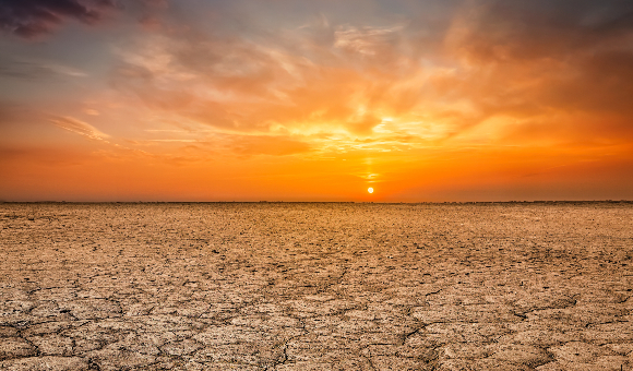 קרקע שהתייבשה | צילום: Dmitry Rukhlenko, Shutterstock