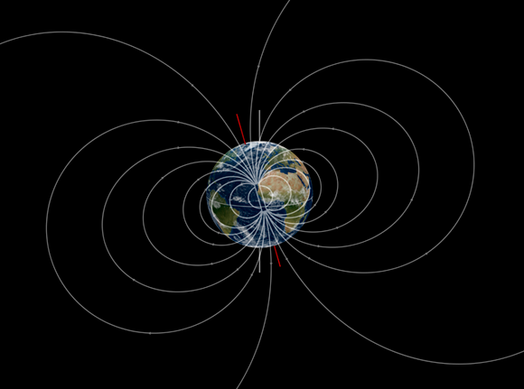 השדה המגנטי של כדור הארץ | איור: Mikkel Juul Jensen / Science Photo Library