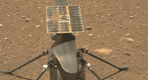 צילום של הרחפן, NASA