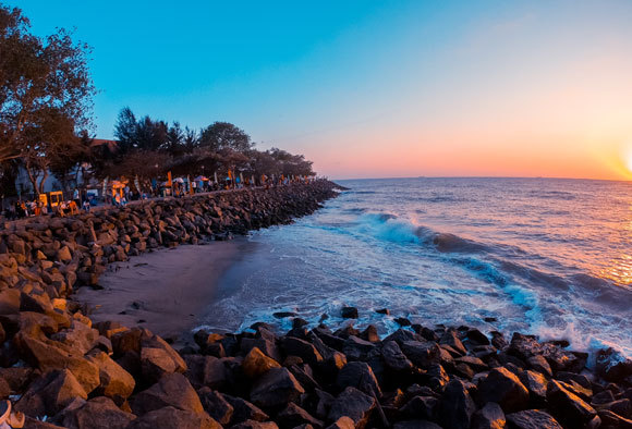 הים הערבי גובל בארצות שבהן מתרחש מונסון. אחד מחופי הים הערבי בהודו | צילום: libinthomas, Shutterstock