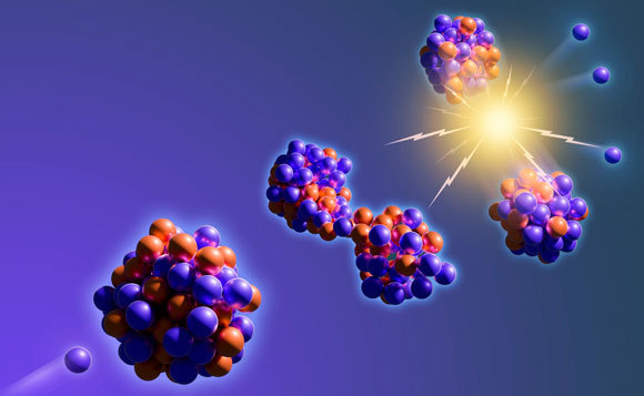 ביקוע גרעיני | איור: MARK GARLICK / SCIENCE PHOTO LIBRARY