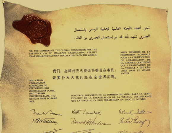 Manifest zur Ausrottung der Pocken