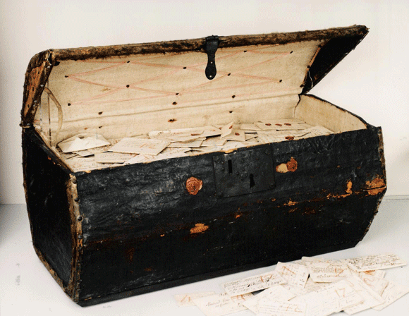 מכתבים נעולים מ"אוסף בריאן" בהולנד | Courtesy of the Unlocking History Research Group archive