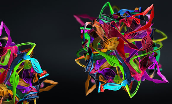 מבנה תלת-ממדי של חלבון | איור: Christoph Burgstedt, Shutterstock