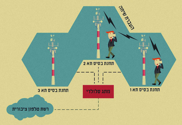 תרשים של מבנה הרשת הסלולרית | מריה גורוחובסקי, לפי תרשים של Neudorf בויקיפדיה