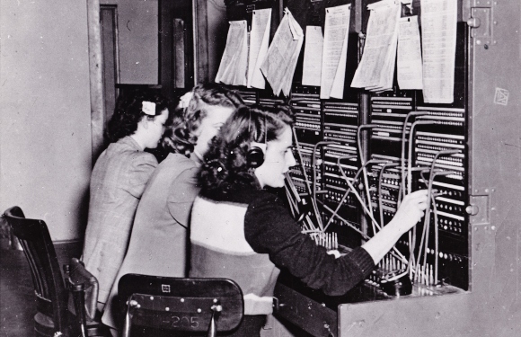 מרכזייה בשנות ה-50 | צילום: צבא ארה"ב, ויקיפדיה, נחלת הכלל