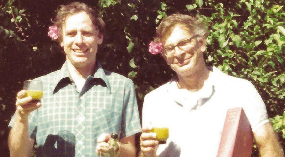 כהנמן (מימין) וטברסקי בשנות ה-70 | מקור: ברברה טברסקי