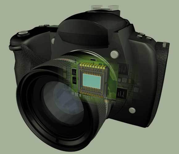 מצלמה דיגיטלית עם חיישן CCD | איור: PAUL WOOTTON / SCIENCE PHOTO LIBRARY