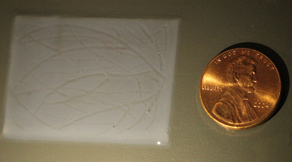 רקמת לב, מרושתת בכלי דם, המודפסת בתלת ממד מחומרים ותאים אנושיים ומותאמת לאנטומיה של המטופל | מתוך המאמר: Noor et al