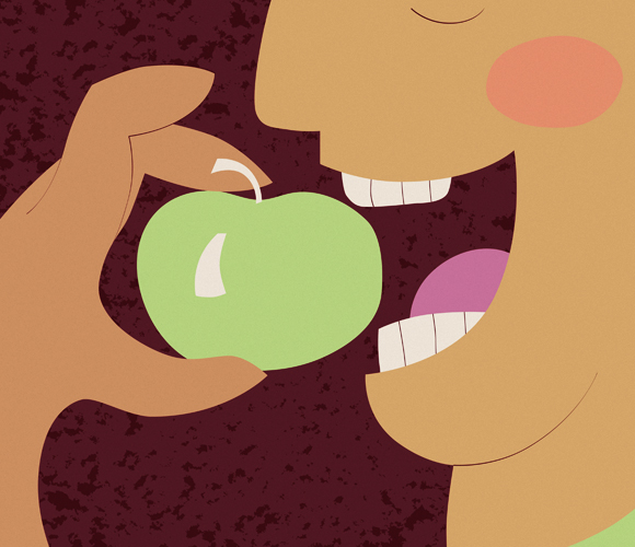 לא נמצא הבדל מובהק סטטיסטית בין שתי הקבוצות, למרות יתרון קל לאוכלי התפוחים | איור: Shutterstock