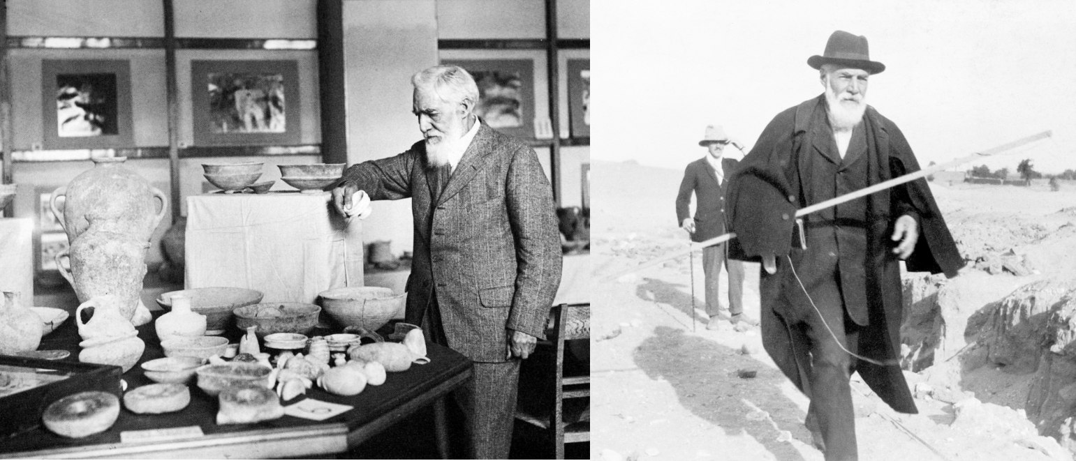 ניסח את עקרונות הארכיאולוגיה המדעית. פלינדרס פיטרי במצרים ועם עתיקות שאסף | מקור: Science Photo Library