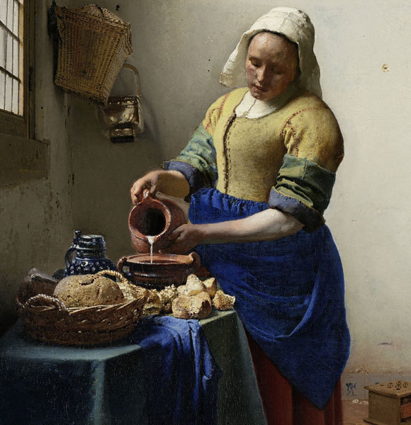  "מוזגת החלב" של יאן ורמיר, 1660  | צילום: Everett Collection, Shutterstock