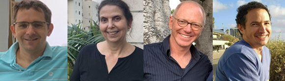 יפתח דיבון, פרופ' רועי בר-זיו, ד"ר שירלי שולמן דאובה וד"ר אוהד וונשק | צילומים באדיבותם