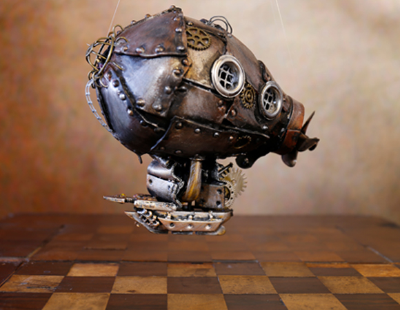 כדור פורח סייברפאנקי