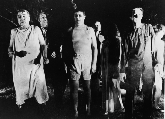 Reanimated corpses became a part of western culture. An image from Night of the Living Dead. Photo: Common property.