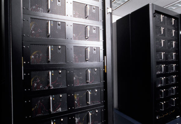 המחשב כחול עמוק