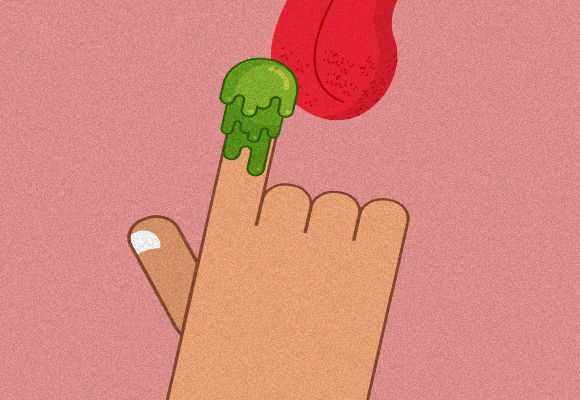 אכילת נזלת | איור: Shutterstock