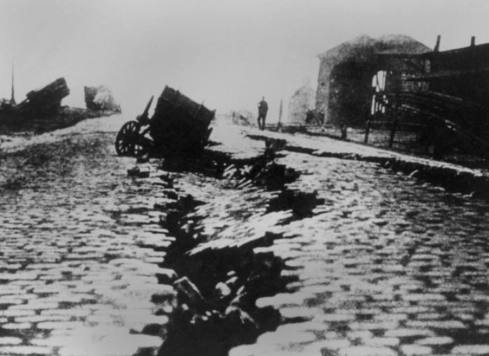 הרעש ההרסני ביותר בתולדות ארצות הברית. נזק מרעידת האדמה בסן פרנסיסקו ב-1906 | צילום: Shutterstock