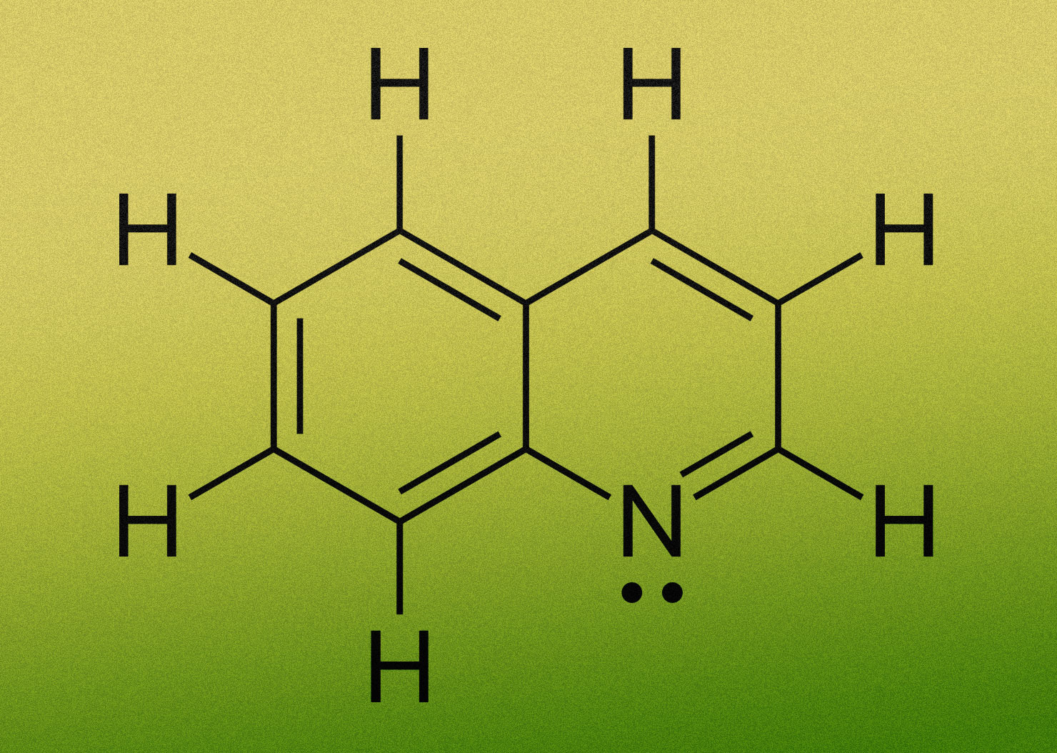 מונעת מהטפיל לגבש ולנטרל את מולקולות ההים המסוכנות. מולקולת קווינולין | תרשים: ויקיפדיה,  Vaccinationist