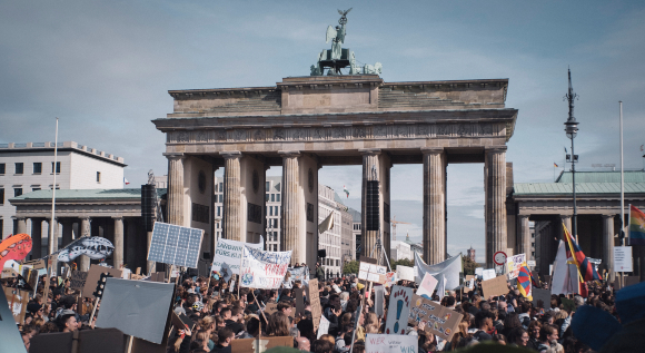 הפגנות המחאה השבוע בברלין. photo: 350.org