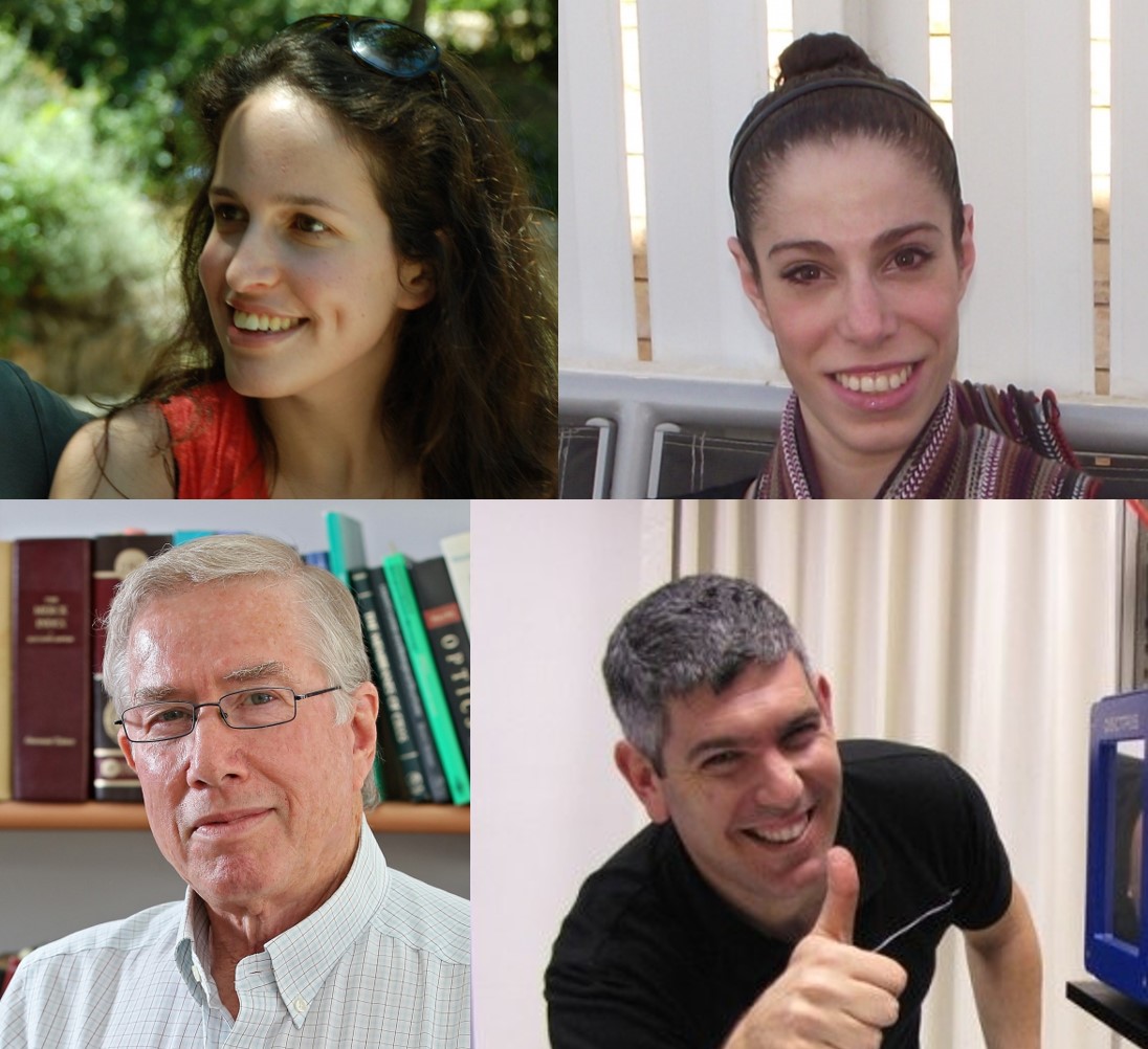 כיוונים שחוקרים לא הסתכלו עליהם בעבר. למעלה מימין: שהרבני ומאור, למטה מימין: בק וטלמון | צילומים באדיבותם