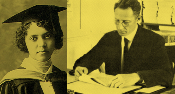 נשיא מקושר ורב כוח, מול חוקרת צעירה ממיעוט מקופח. ארתור דין ואליס בול | מקורות: ויקיפדיה, אוניברסיטת הוואי