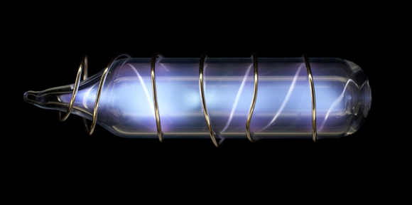 הגזים האצילים התגלו מאוחר, אבל שימושיים לעיתים דווקא בגלל אדישותם. גז ארגון מיונן | מקור: Science Photo Library