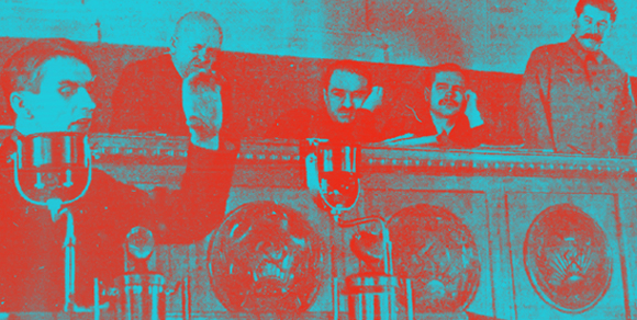 אמת מדעית שהייתה תקפה רק בברית המועצות וכמה מגרורותיה. ליסנקו עם מנהיג ברה"מ, סטלין (מימין) | מקור: ויקיפדיה