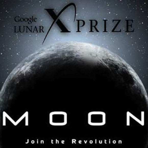 פוסטר המציג תחרות של גוגל בה מתחרים גופים פרטיים בשליחת גשושית לירח | Scientific American